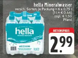 Edeka Hella Mineralwasser Angebot