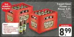Edeka Traugott Simon Pilsener oder Pilsener 0,0% Angebot