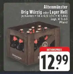 Edeka Altenmünster Urig Würzig oder Lager Hell Angebot