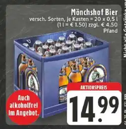 Edeka Mönchshof Bier Angebot