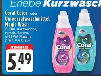 Edeka Coral Color oder Universalwaschmittel Magic Wash Angebot