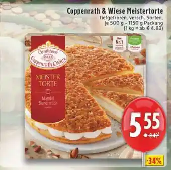 Edeka Coppenrath & Wiese Meistertorte Angebot