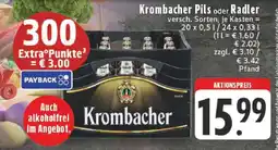 Edeka Krombacher Pils oder Radler Angebot