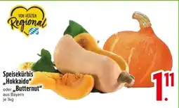 Edeka Speisekürbis 'Hokkaido' oder 'Butternut' Angebot
