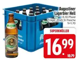 Edeka Augustiner Lagerbier Hell Angebot