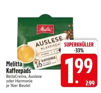 Edeka Melitta Kaffeepads Angebot
