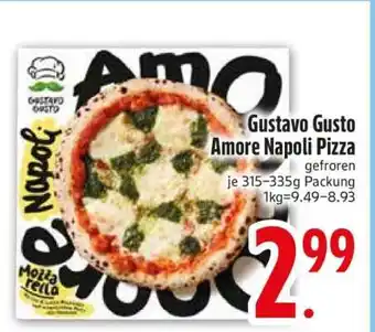 Edeka GUSTAVO GUSTO Amore Napoli Pizza Angebot