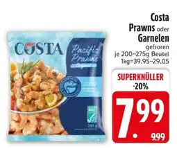 Edeka Costa Prawns oder Garnelen Angebot