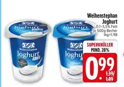 Edeka Weihenstephan Joghurt Angebot