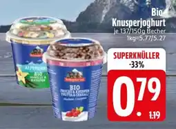 Edeka Bio Knusperjoghurt Angebot