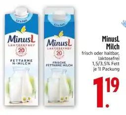 Edeka MinusL Milch Angebot