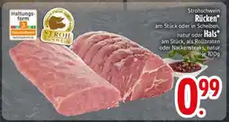Edeka Strohschwein Rücken oder Hals Angebot