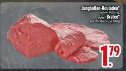 Edeka Jungbullen-Rouladen oder -Braten Angebot