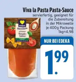 Edeka Viva la Pasta Pasta-Sauce Angebot
