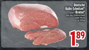 Edeka Deutsche Kalbs-Schnitzel oder Braten Angebot