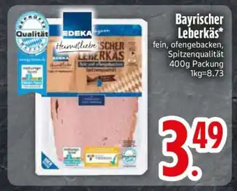 Edeka Bayrischer Leberkäse Angebot