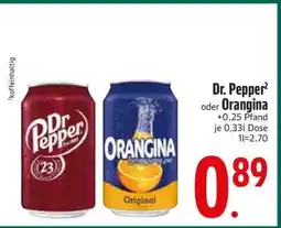 Edeka Dr. Pepper oder Orangina Angebot
