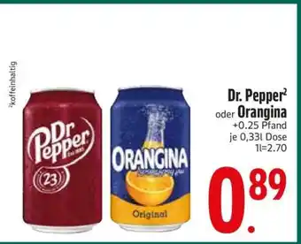 Edeka Dr. Pepper oder Orangina Angebot