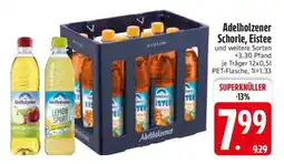 Edeka Adelholzener Schorle, Eistee Angebot