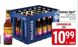 Edeka Paulaner Spezi Angebot