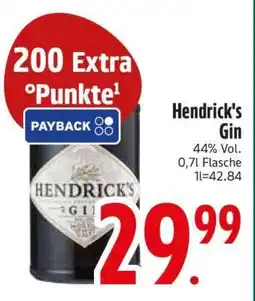 Edeka Hendrick's Gin Angebot