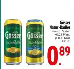 Edeka GÖSSER Natur- radler Angebot