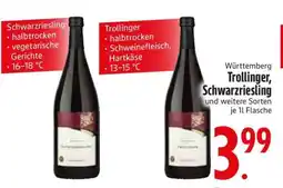 Edeka Württemberg Trollinger, Schwarzriesling Angebot