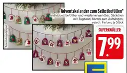 Edeka Adventskalender zum Selbstbefüllen Angebot