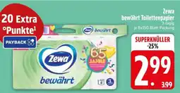 Edeka Zewa bewährt Toilettenpapier Angebot