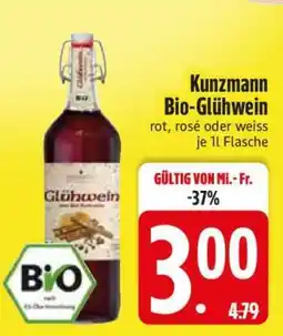 Edeka Kunzmann Bio Glühwein Angebot