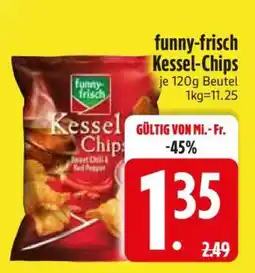 Edeka funny-frisch Kessel- Chips Angebot