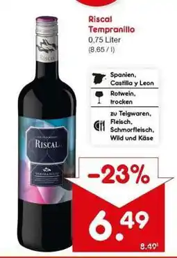 Netto Marken-Discount Riscal Tempranillo Angebot