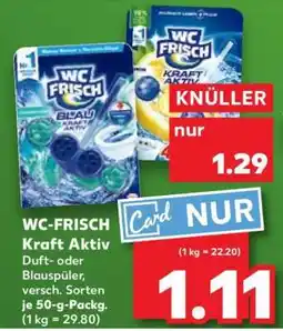 Kaufland WC FRISCH Kraft aktiv Angebot
