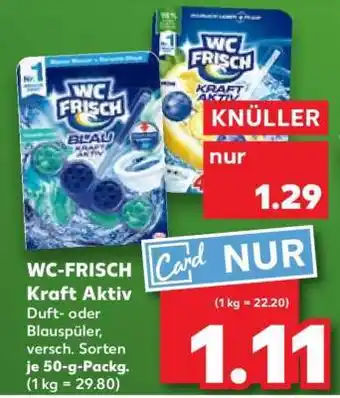 Kaufland WC FRISCH Kraft aktiv Angebot
