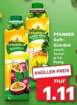 Kaufland PFANNER Saft- Getränk Angebot