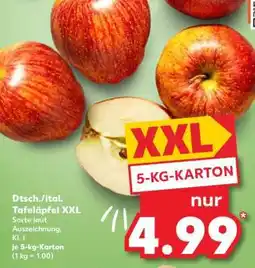 Kaufland Dtsch./ital. Tafeläpfel XXL Angebot