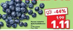 Kaufland Peruan./südafrik. Kulturheidelbeeren Angebot