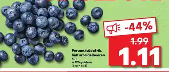 Kaufland Peruan./südafrik. Kulturheidelbeeren Angebot
