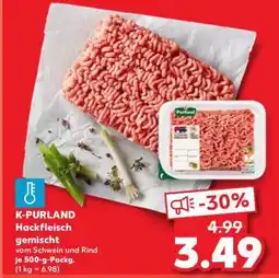 Kaufland K-PURLAND Hackfleisch gemischt Angebot