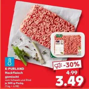 Kaufland K-PURLAND Hackfleisch gemischt Angebot