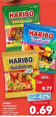 Kaufland HARIBO Fruchtgummis oder Lakritze Angebot