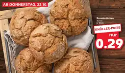 Kaufland Rosenbrötchen dunkel je Stück Angebot