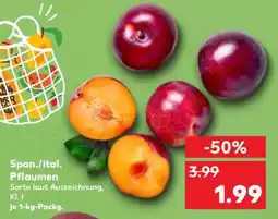 Kaufland Span./ital. Pflaumen Angebot