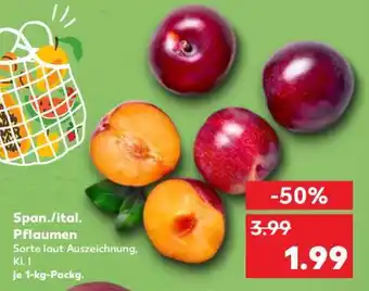Kaufland Span./ital. Pflaumen Angebot