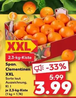 Kaufland Span. Clementinen XXL Angebot