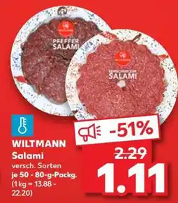 Kaufland Wiltmann Salami Angebot