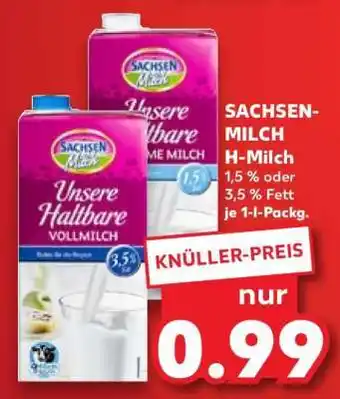 Kaufland SACHSEN-MILCH H-Milch Angebot