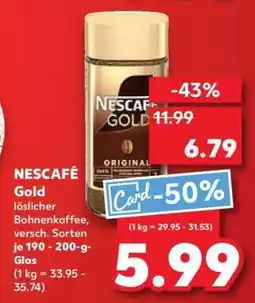 Kaufland Nescafé Gold Angebot