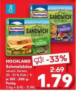 Kaufland HOCHLAND Schmelzkäse Angebot