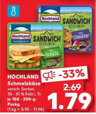 Kaufland HOCHLAND Schmelzkäse Angebot